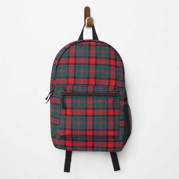 Carrick District tartan backpack