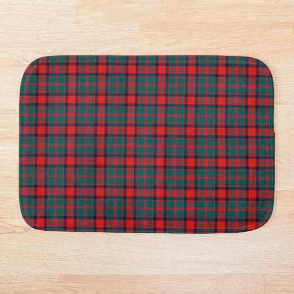 Carrick District tartan floor mat