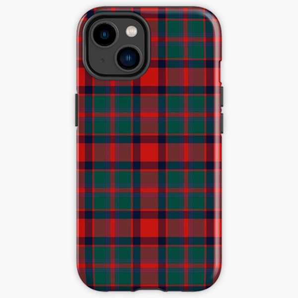 Carrick District tartan iPhone case