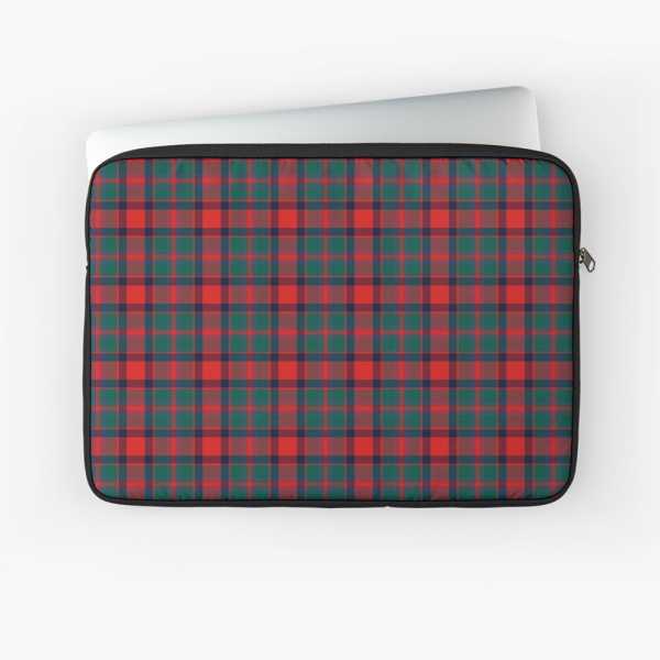 Carrick District tartan laptop sleeve