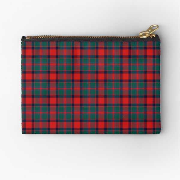 Carrick District tartan accessory bag