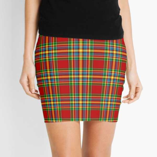 Chattan tartan mini skirt