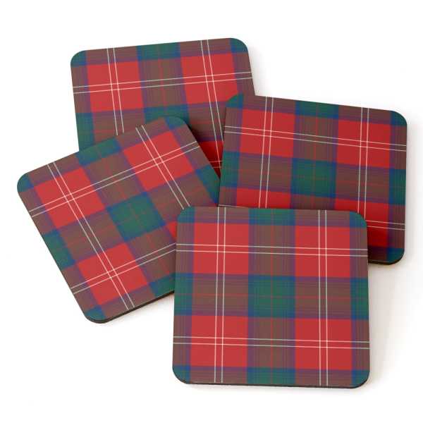 Clan Chisholm Tartan Coasters