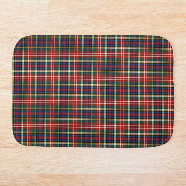 Christie tartan floor mat