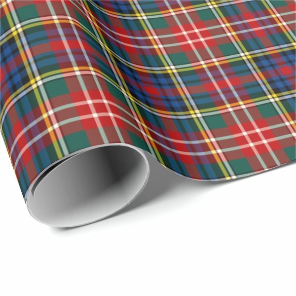 Christie tartan wrapping paper