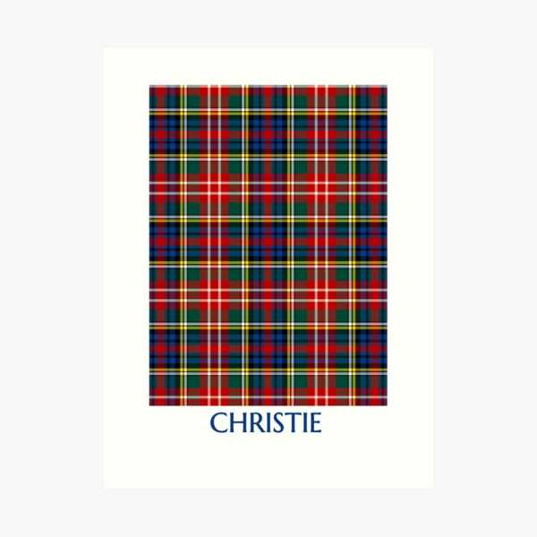 Clan Christie Tartan Print