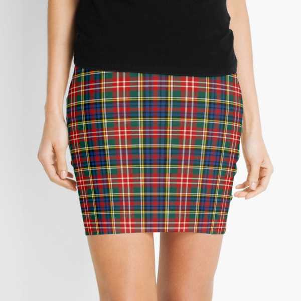 Christie tartan mini skirt