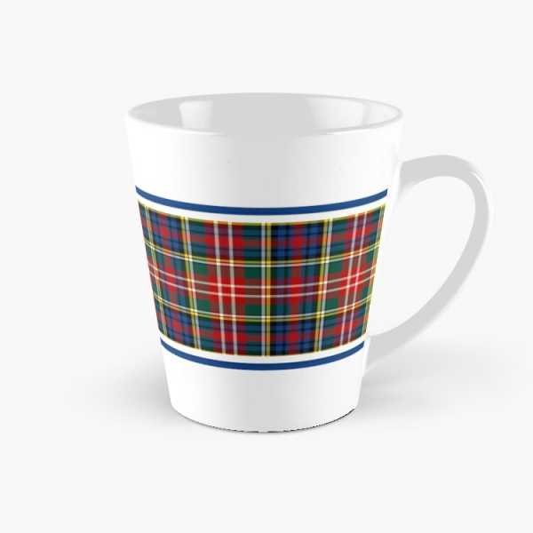 Christie tartan tall mug