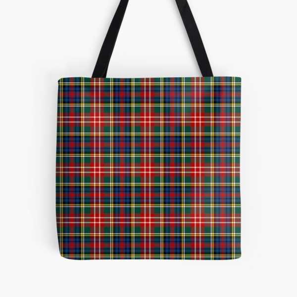 Christie tartan tote bag