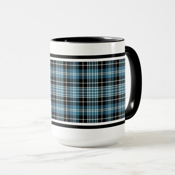 Clark tartan coffee mug