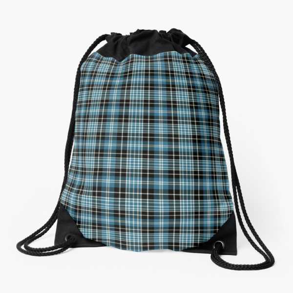 Clark tartan drawstring bag