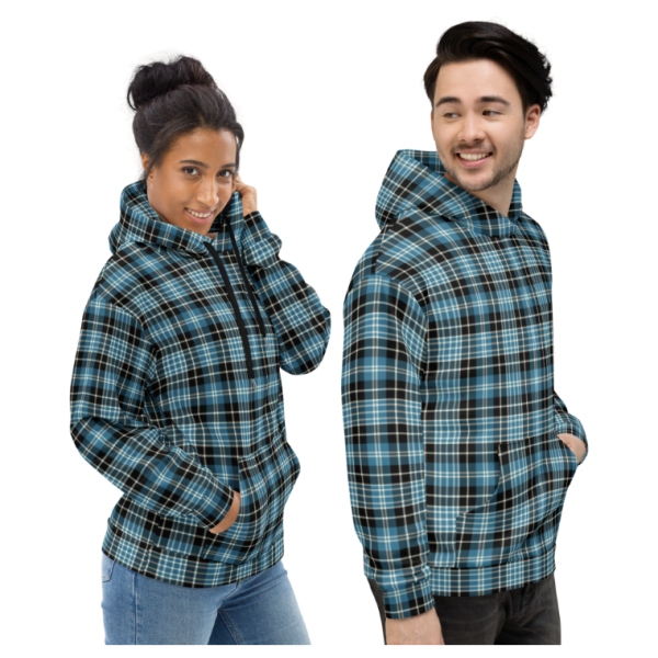 Clark tartan hoodie