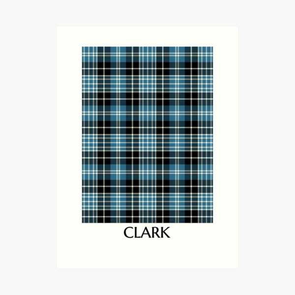 Clan Clark Tartan Print