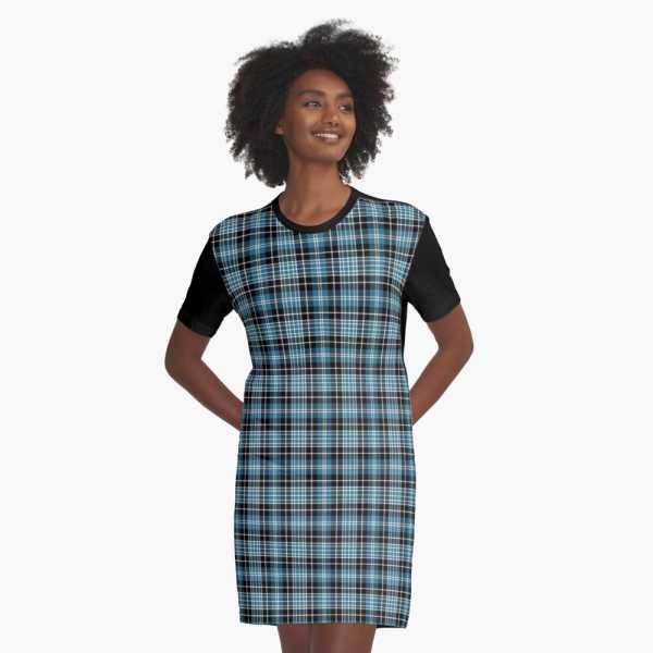 Clark tartan tee shirt dress