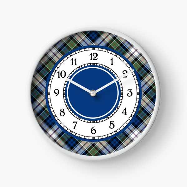Clan Colquhoun Dress Tartan Wall Clock
