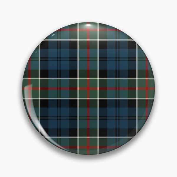 Colquhoun tartan pinback button