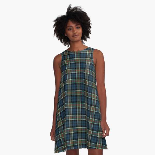 Colquhoun tartan a-line dress