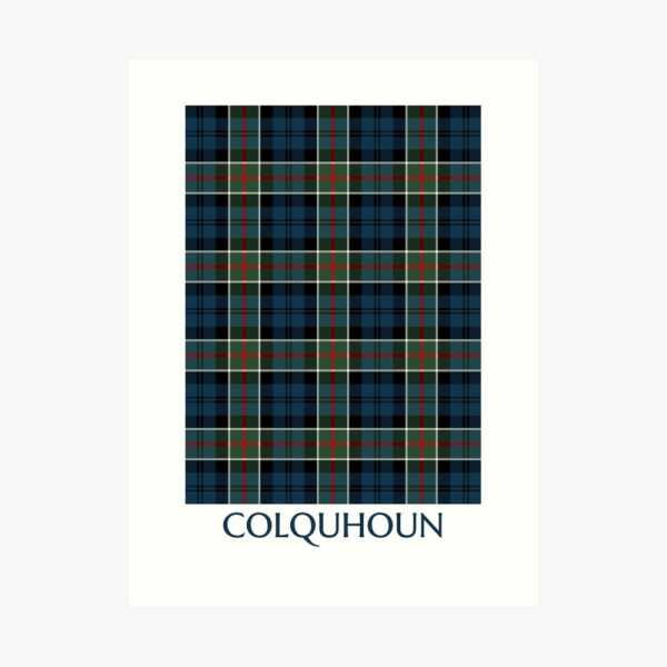 Clan Colquhoun Tartan Print