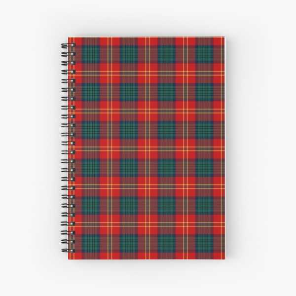 Clan Connolly tartan spiral notebook