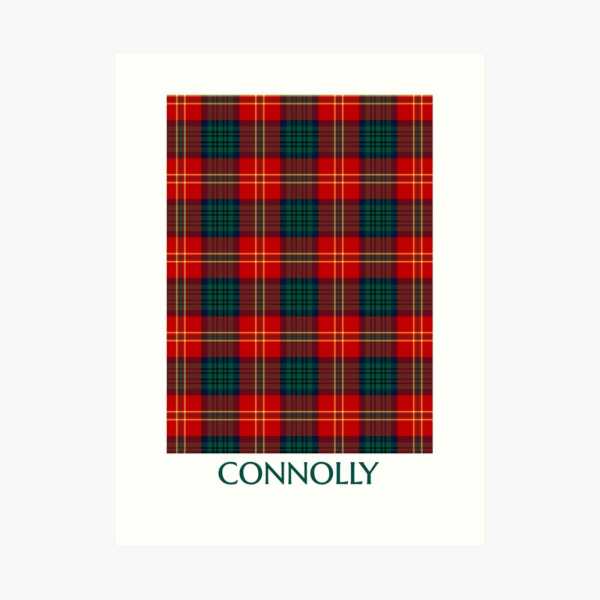 Clan Connolly tartan art print