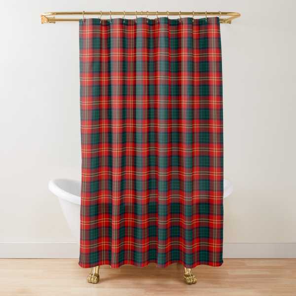 Clan Connolly Tartan Shower Curtain