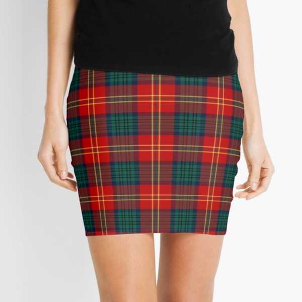 Clan Connolly tartan mini skirt