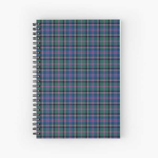 Cooper tartan spiral notebook