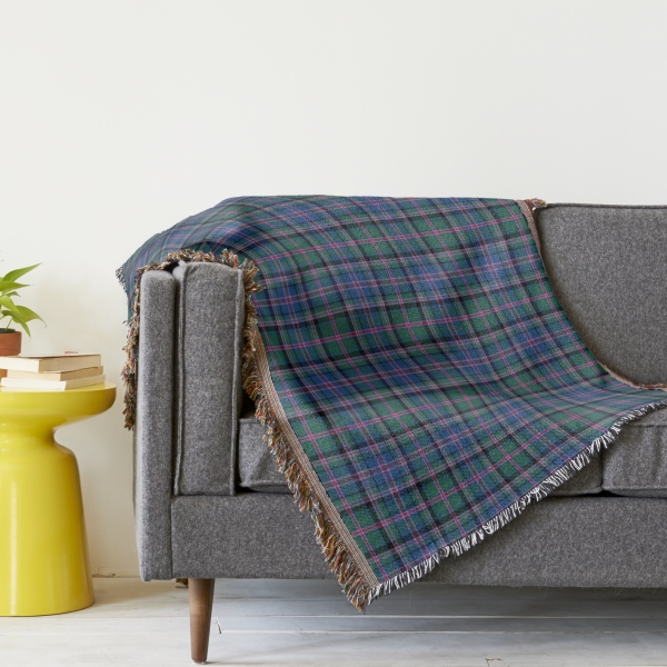 Cooper tartan throw blanket