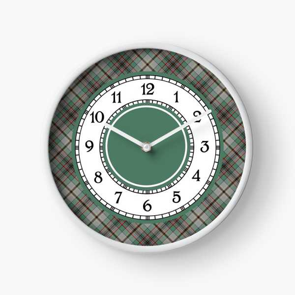 Clan Craig Tartan Wall Clock