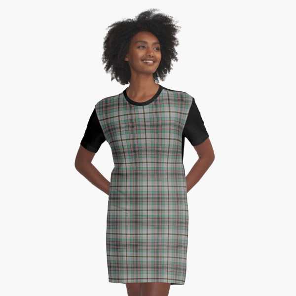 Craig tartan tee shirt dress