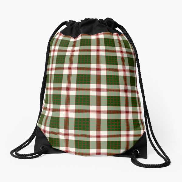 Clan Crawford Dress tartan drawstring bag