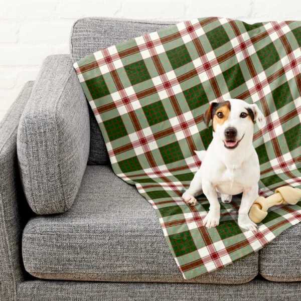 Clan Crawford Dress tartan pet blanket