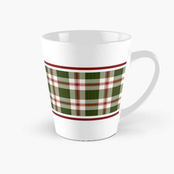 Clan Crawford Dress tartan tall mug