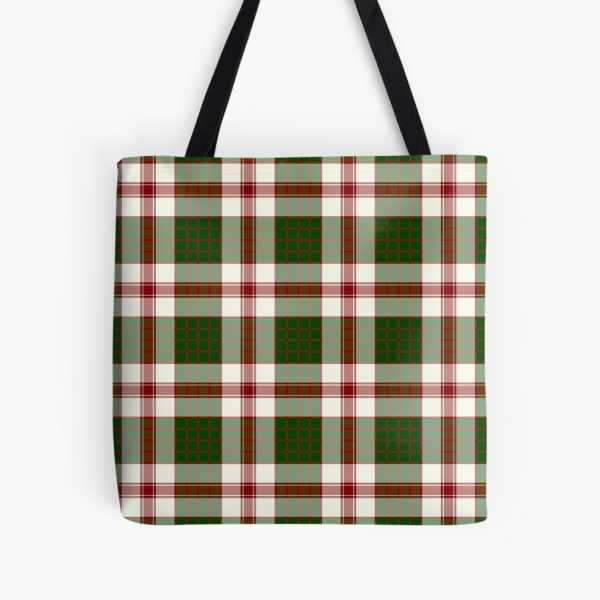 Clan Crawford Dress tartan tote bag