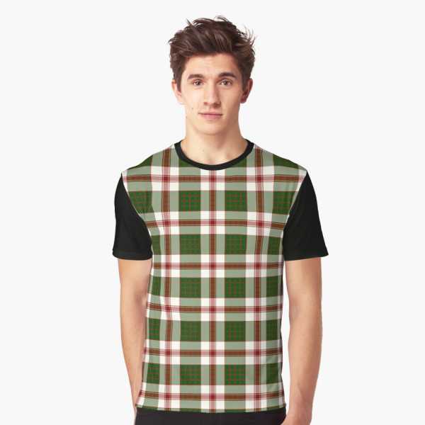 Clan Crawford Dress tartan tee shirt