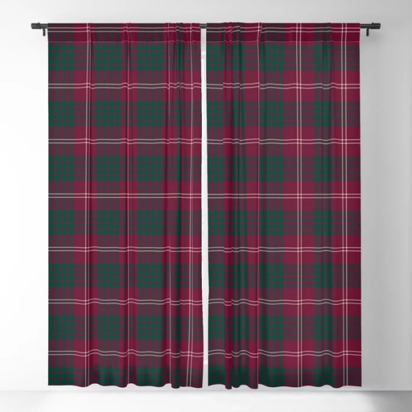 Crawford tartan blackout curtains