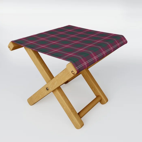 Crawford tartan folding stool