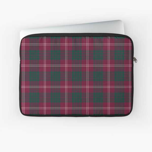 Clan Crawford Tartan Laptop Case