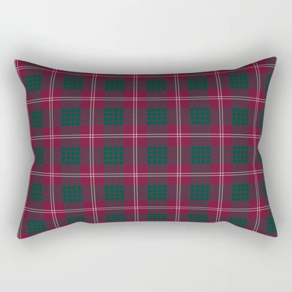 Clan Crawford Tartan Throw Pillow