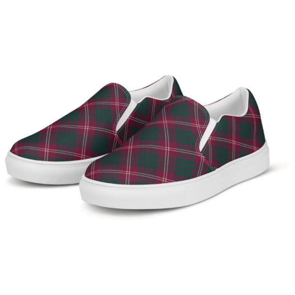 Crawford tartan men's slip-on shoes