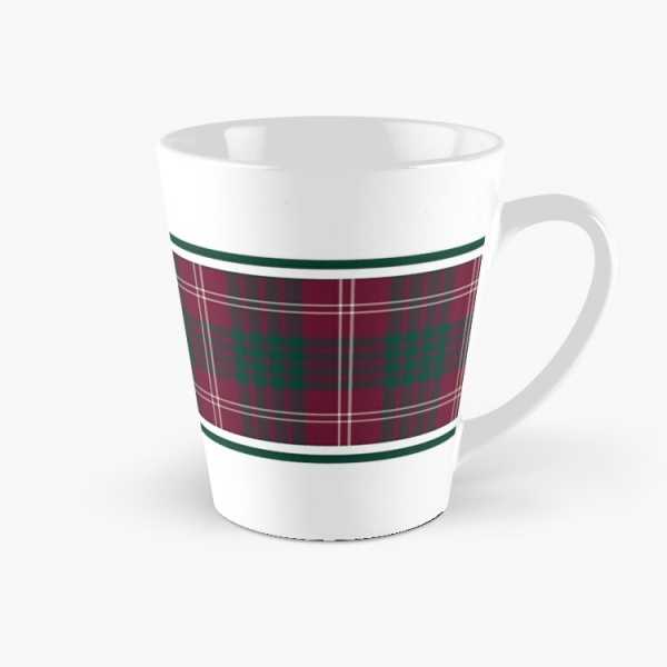 Crawford tartan tall mug