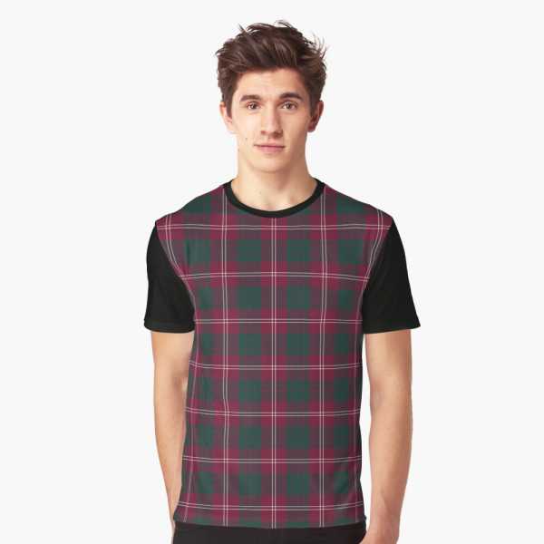 Crawford tartan tee shirt