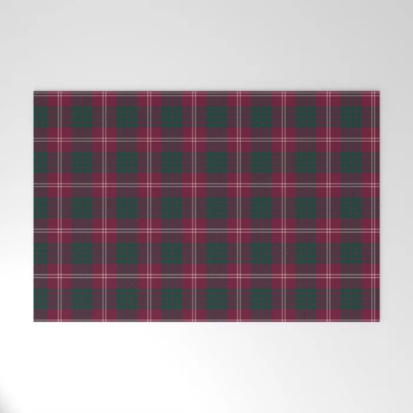 Crawford tartan welcome mat