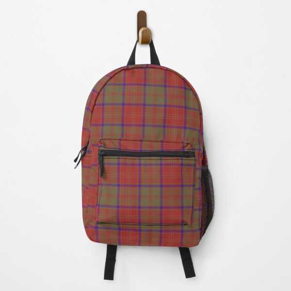Crieff District tartan backpack