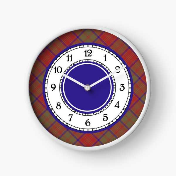 Crieff Tartan Wall Clock