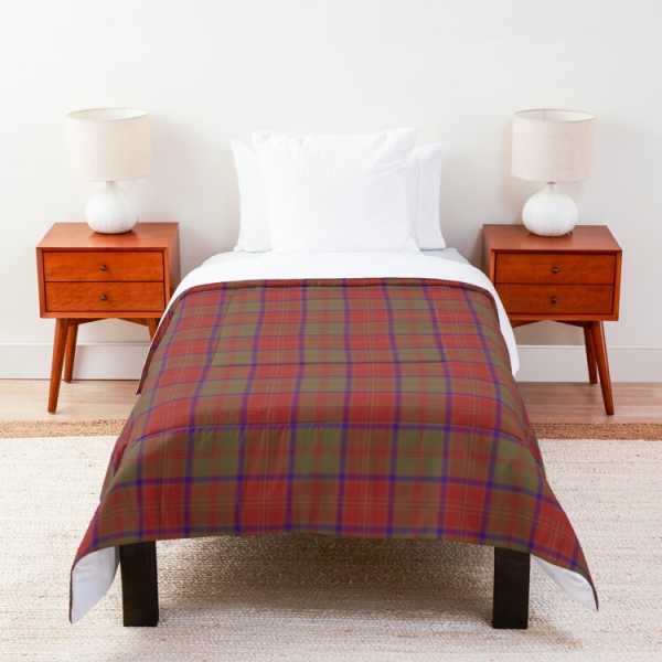 Crieff District tartan comforter