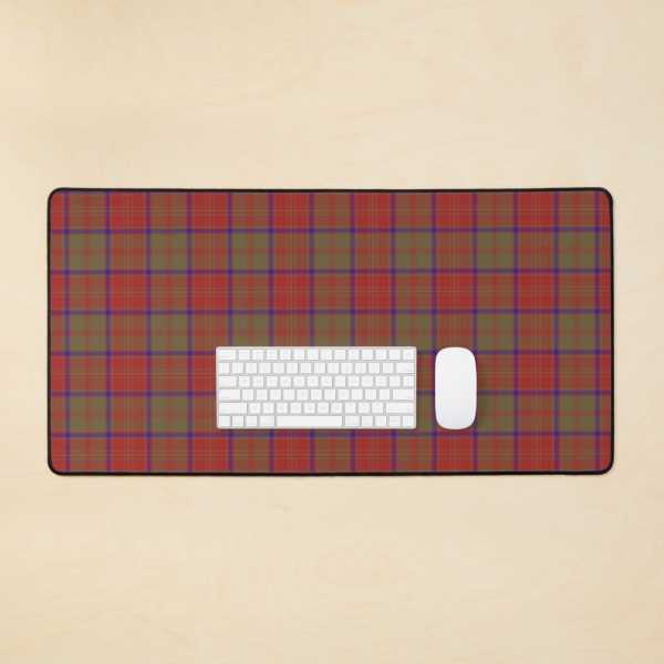 Crieff District tartan desk mat