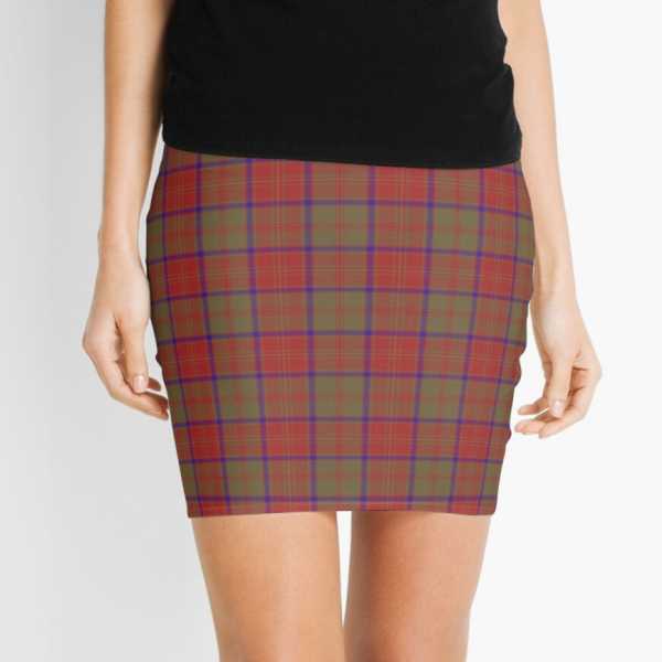 Crieff District tartan mini skirt