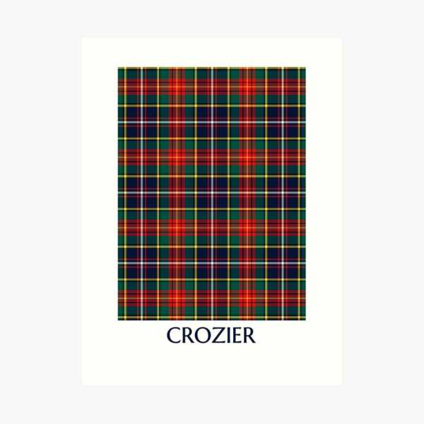 Clan Crozier Tartan Print