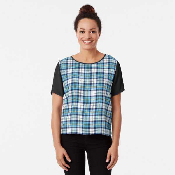 Culloden Blue Dress Tartan Top